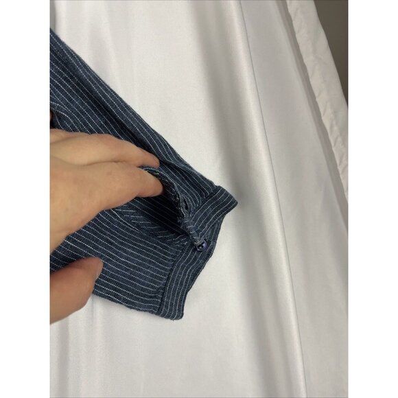 Rails Juliette Salem Stripe Linen-Rayon Midi Dress Women’s Size L - Picture 14 of 16